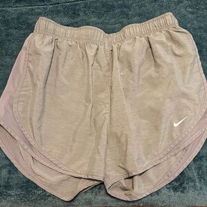 Nike Women's Tan Athletic Shorts